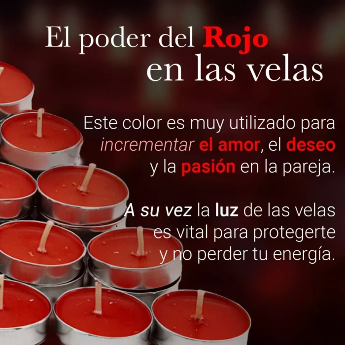 Velas Tealights Rojas Flotantes Cubierta De Lamina 50 Pzs 1