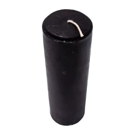 Velón negro 1kg para corte esotérico, ritual quita brujerías y protección