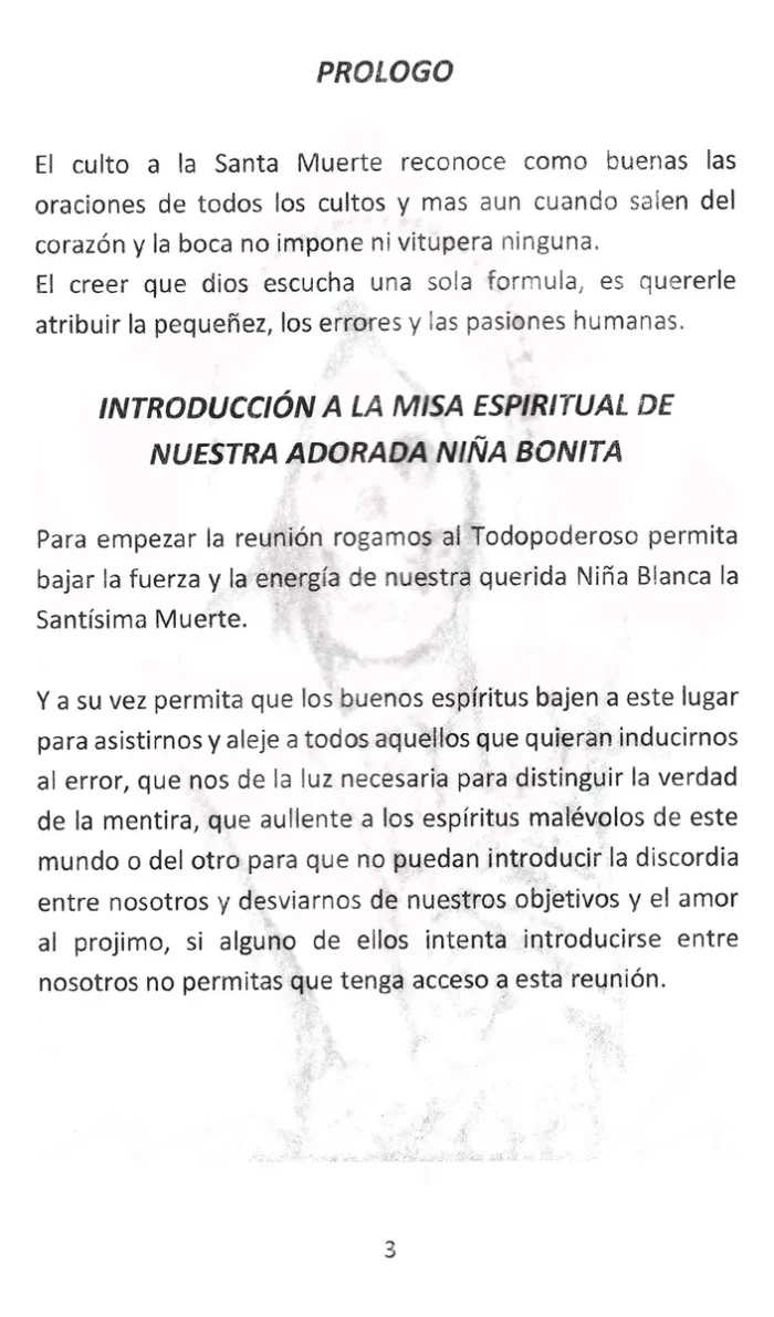 Misa Espiritual Santisima Muerte Libro De Oracion Y Rosario 3