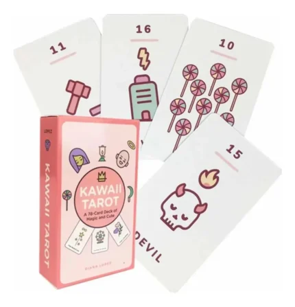 tarot kawaii mazo 78 cartas ilustrado adorable simbólico