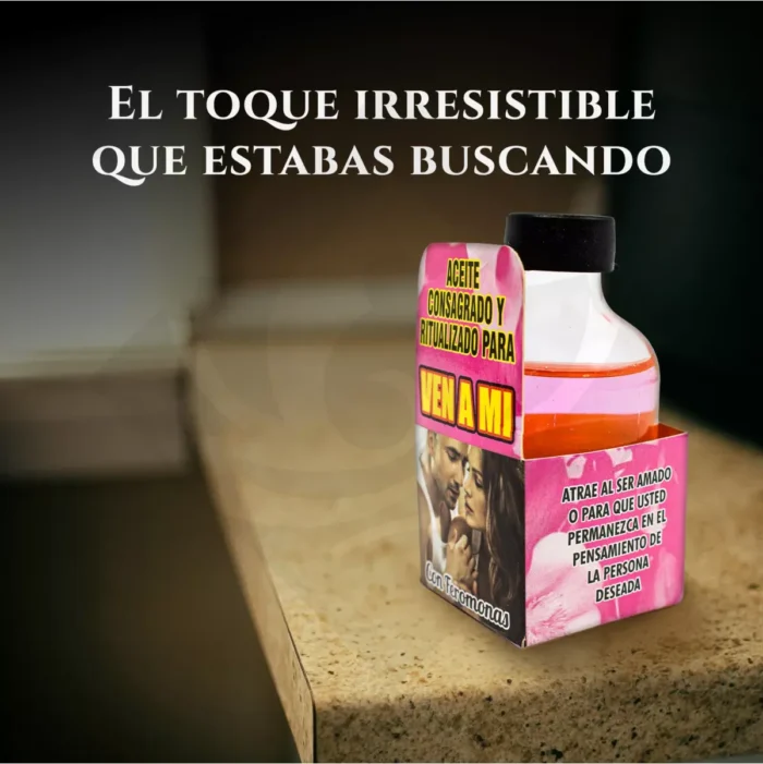 Aceite Con Feromonas Ven A Mi Masajes Seducción Placer - Image 3