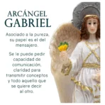 Arcángel Gabriel 14 cm, mensajero divino de luz - Image 5