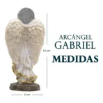 Arcángel Gabriel 14 cm, mensajero divino de luz - Image 3