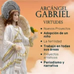 Arcángel Gabriel 14 cm, mensajero divino de luz - Image 6
