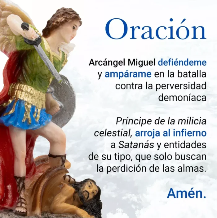 Arcángel Miguel 14 cm, protector divino y justicia celeste - Image 4