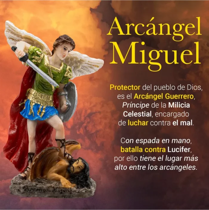 Arcángel Miguel 14 cm, protector divino y justicia celeste - Image 8