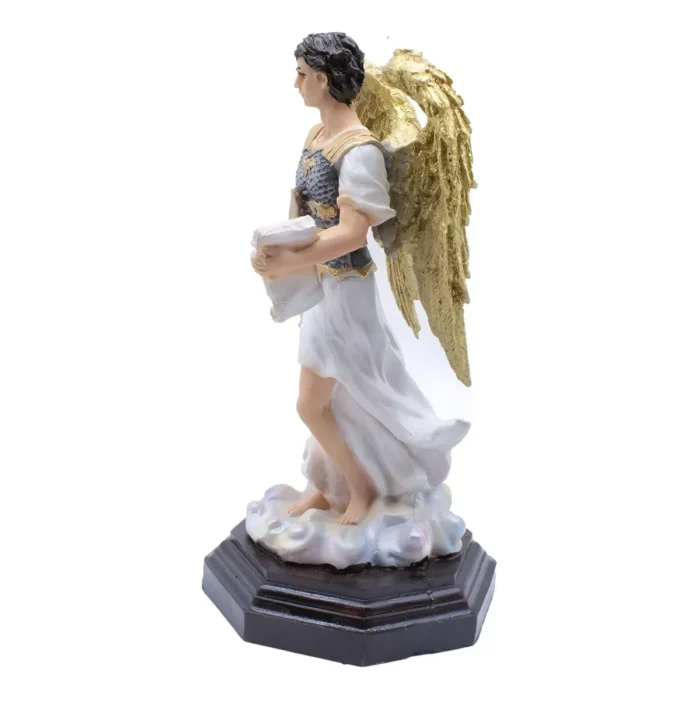 Arcángel Gabriel 33 cm, escultura de mensajes y revelación - Image 4