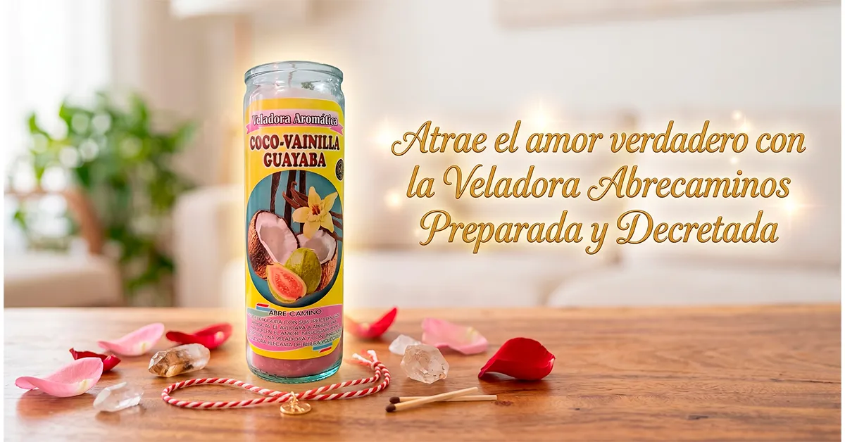 Veladora Abrecaminos Preparada y Decretada
