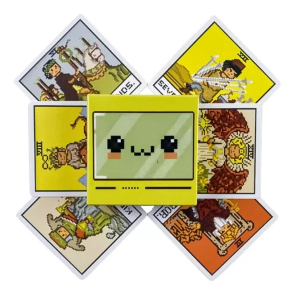 Cartas Tarot Pixeles 8‑Bits Rider guía PDF retro