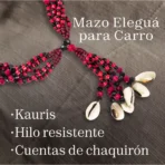 Mazo Elegguá carro 47 cm, collar ritual 6 hilos - Image 4