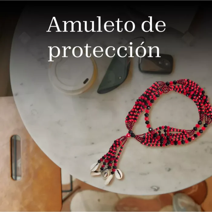 Mazo Elegguá carro 47 cm, collar ritual 6 hilos - Image 7