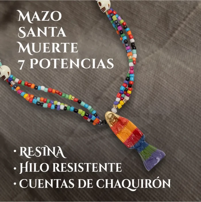 Collar Rosario Santa Muerte 7 Potencias Ritualizado - Image 5