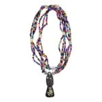 Rosario Santa Muerte Negra 47 cm