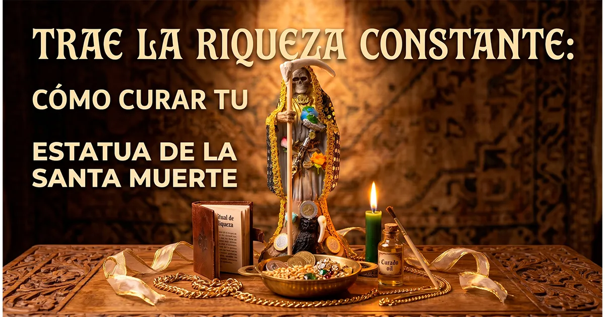 Cómo curar tu estatua de la Santa Muerte