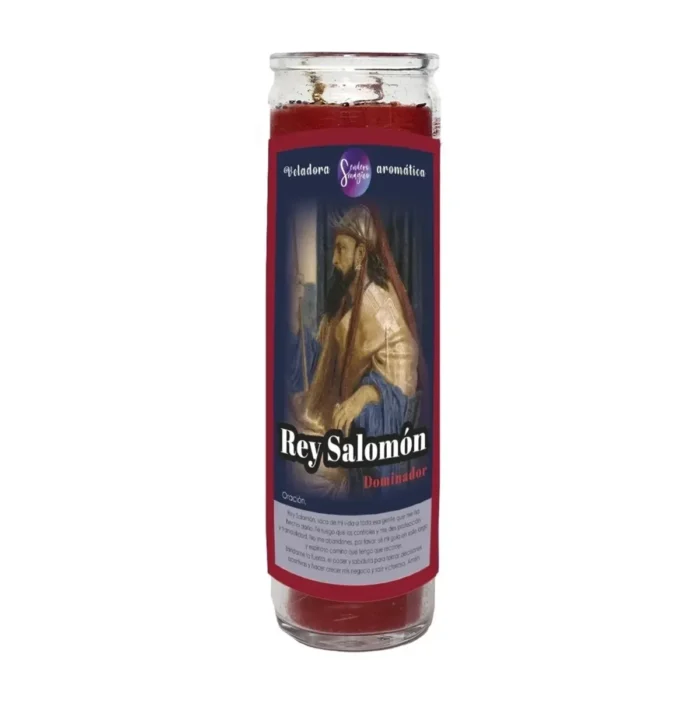 Veladora Parafina Rey Salomón Dominadora Amarre Dominio - Image 2