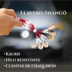 Llavero Shangó, amuleto ritual de fuerza y amor - Image 6