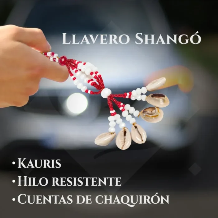 Llavero Shangó, amuleto ritual de fuerza y amor - Image 6