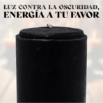 Velón negro para cortar trabajos, parafina aromática ritual - Image 5