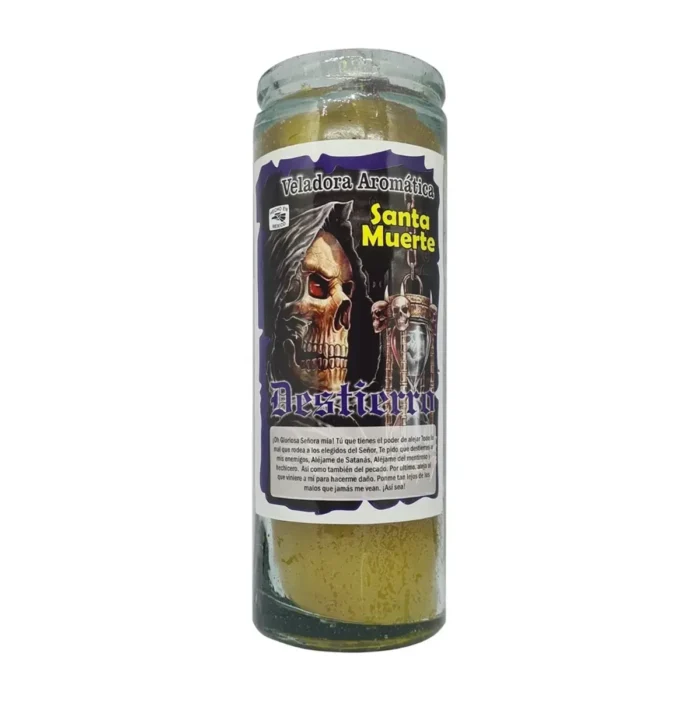 Veladora Santa Muerte Destierro, ritual de corte, retiro y protección espiritual - Image 4