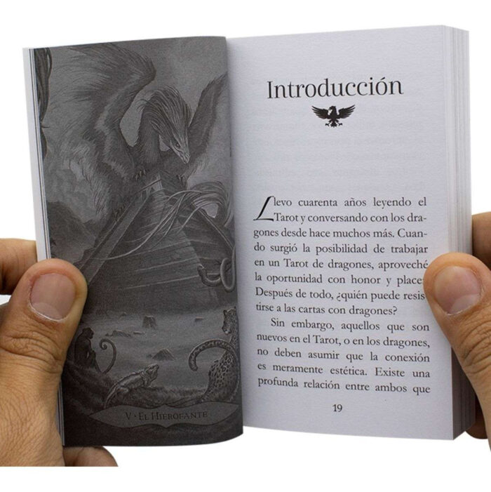 Mazo Cartas Tarot De Dragones Libro Manual Español Original - Image 9