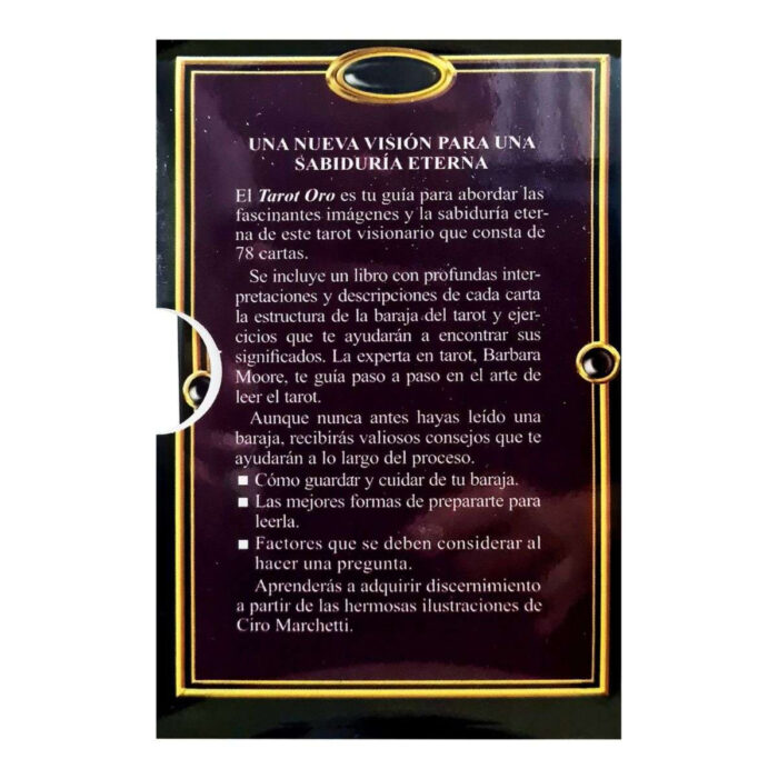 Cartas Tarot Oro Plastificado 78 Cartas + Instructivo Esp - Image 5