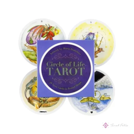 Cartas Tarot Redondo Circulo De La Vida Tarot Hadas Elfos