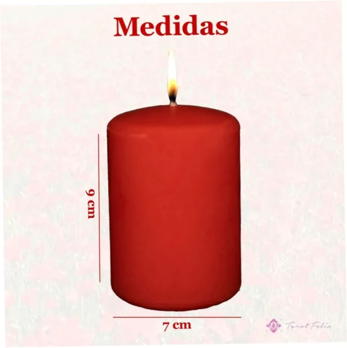 Vela Roja Esotérica 10 cm, amor, atracción y energía simbólica - Image 4