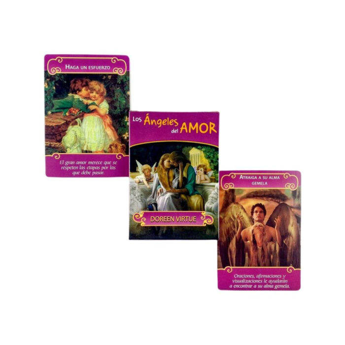 Cartas Tarot Oráculo Los Angeles Del Amor 44 Cartas + Guía - Image 2