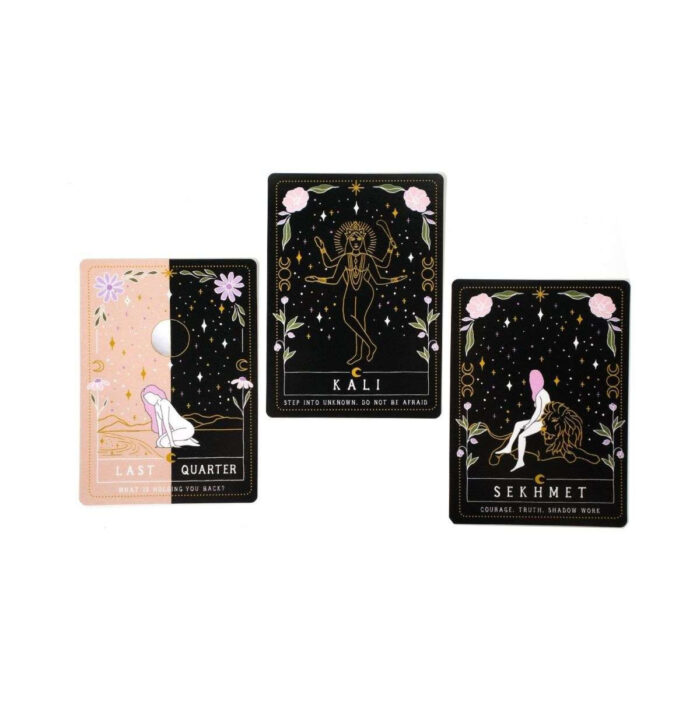 Tarot 42 Cartas Baraja Juvenil Moon Witches Brujas Lunares - Image 4