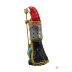 Santa Muerte 3 Virtudes 30 Cm Vestida Curada + Biblia - Image 2