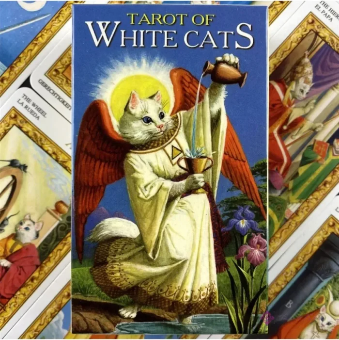 Tarot Gatos Blancos Español Ebook 78 Cartas Adivinación - Image 5