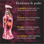 Santa Muerte Rosa 30 cm, amor y armonía espiritual vestida - Image 5