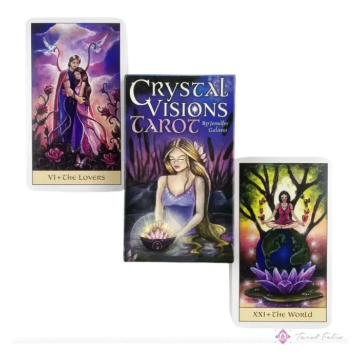 Tarot Crystal Visions Visiones De Cristal 78 Cartas+Ebook - Image 5