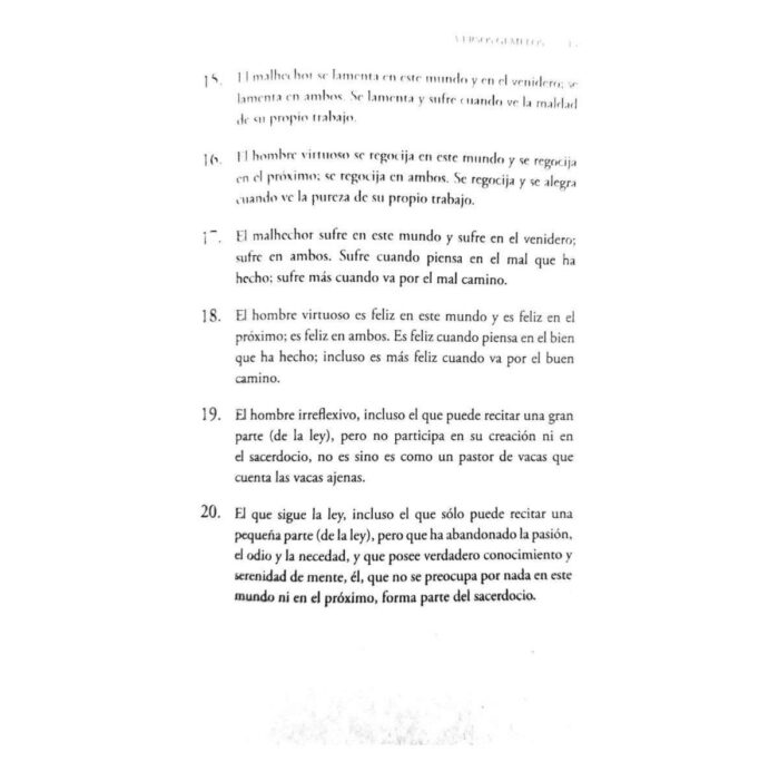 Libro El Dhammapada Las Enseñanzas De Buda Filosofía Hindú - Image 6