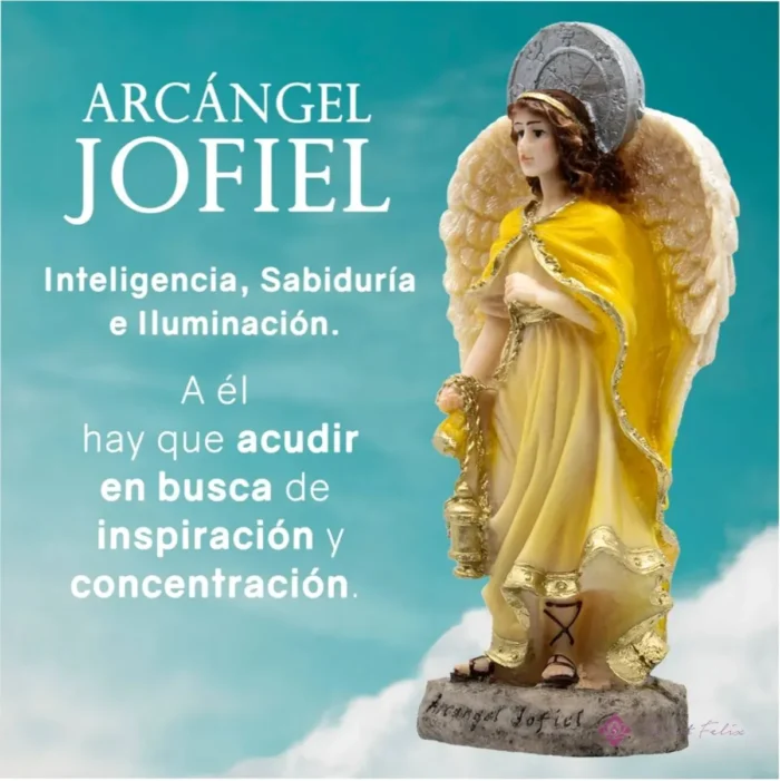Arcángel Jofiel 15 cm, sabiduría divina en figura compacta - Image 4