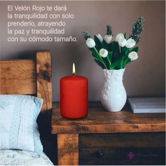 Vela Roja Esotérica 10 cm, amor, atracción y energía simbólica - Image 5