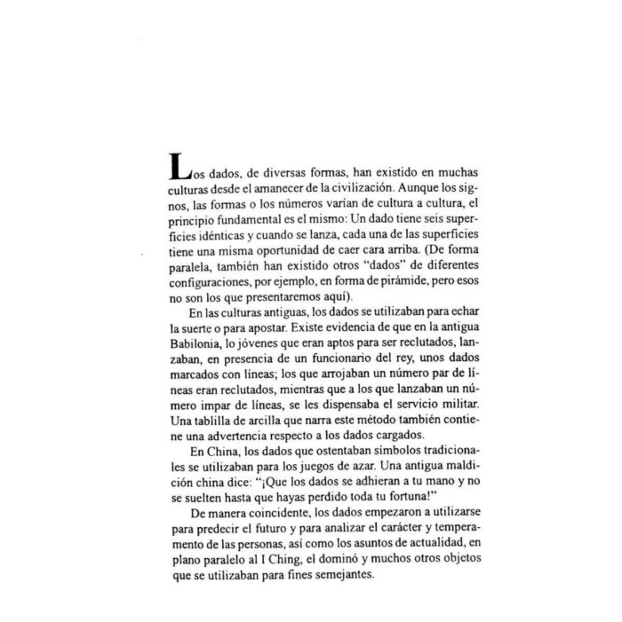 Libro Adivinación Con Dados Oráculo Leer El Futuro - Image 3