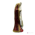 Santa Muerte Reversible 30 cm, corte y reversión curada vestida - Image 4