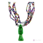 Mazo Personal Santa Muerte Verde Justicia Litigio Curado - Image 3
