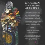 Santa Muerte Azteca Jaguar, corte y poder ancestral 30 cm - Image 4