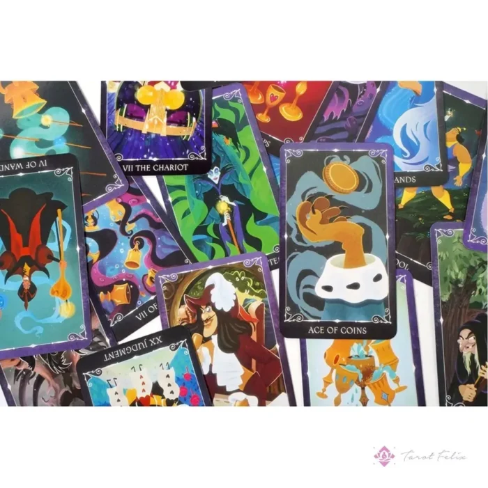 Cartas Tarot Villanos Disney Dibujos 78 Cartas+Ebook - Image 6