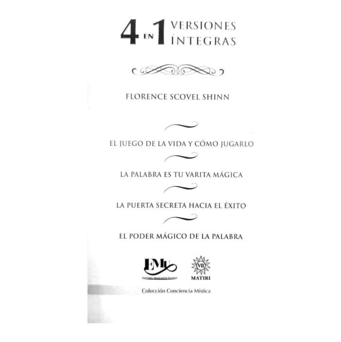 Metafísica 4 En 1 Florence Scovel Shinn Superación Personal - Image 2
