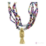 Mazo Santa Muerte Dorada, abundancia y protección curado - Image 3