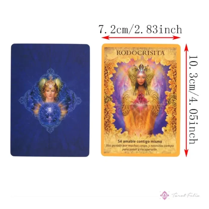 44 Cartas Del Oráculo De Los Angeles De Cristal + Ebook - Image 2