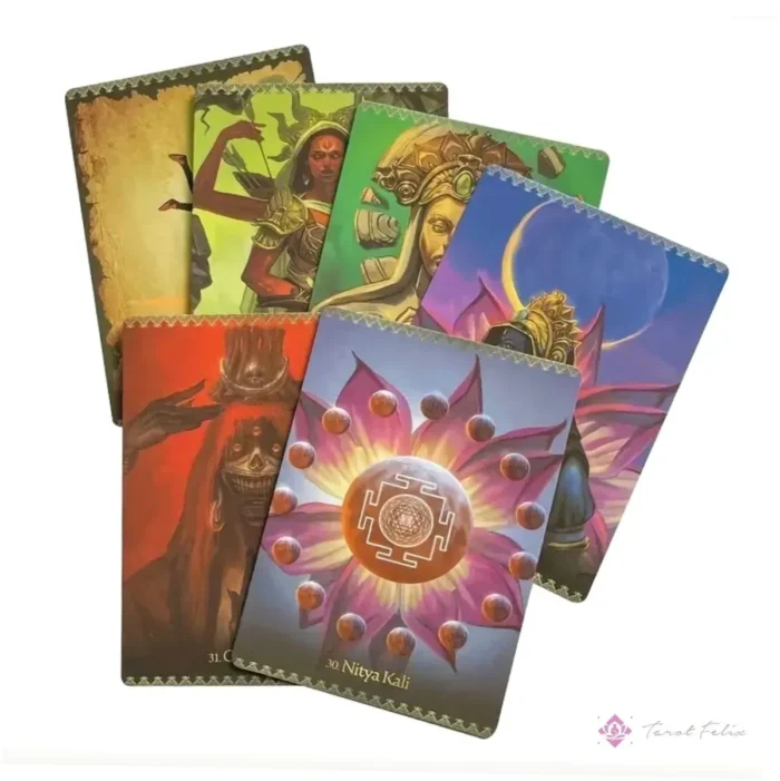 Cartas Tarot Oráculo Diosa Kali Adivinación Hindu + Guía Esp - Image 7