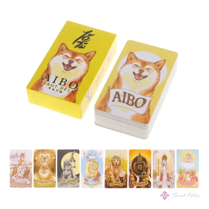 Cartas Tarot Aibo Perros Divertidos Mascota 78 Cartas+Guia - Image 2