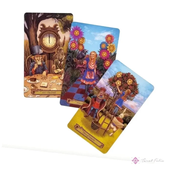 Tarot Alicia En El Pais De Las Maravillas 78 Cartas + Ebook - Image 2
