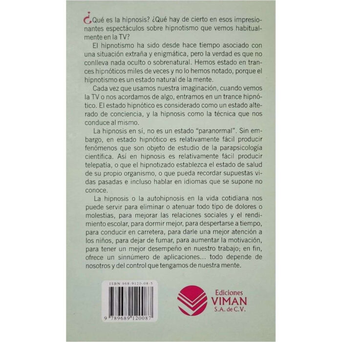 Libro Hipnosis El Control De La Mente Aprender A Hipnotizar - Image 10