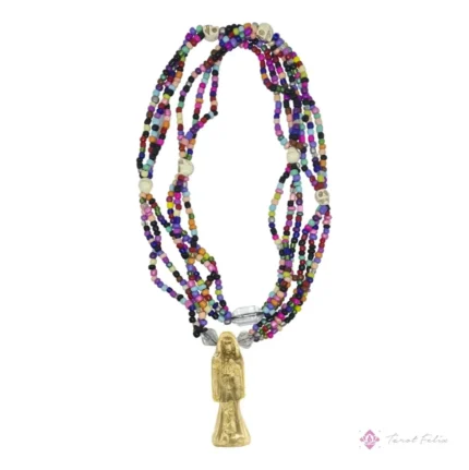 Mazo Santa Muerte Dorada
