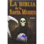 Santa Muerte 3 metales 15 cm curada, figura vestida con libro de abundancia - Image 5